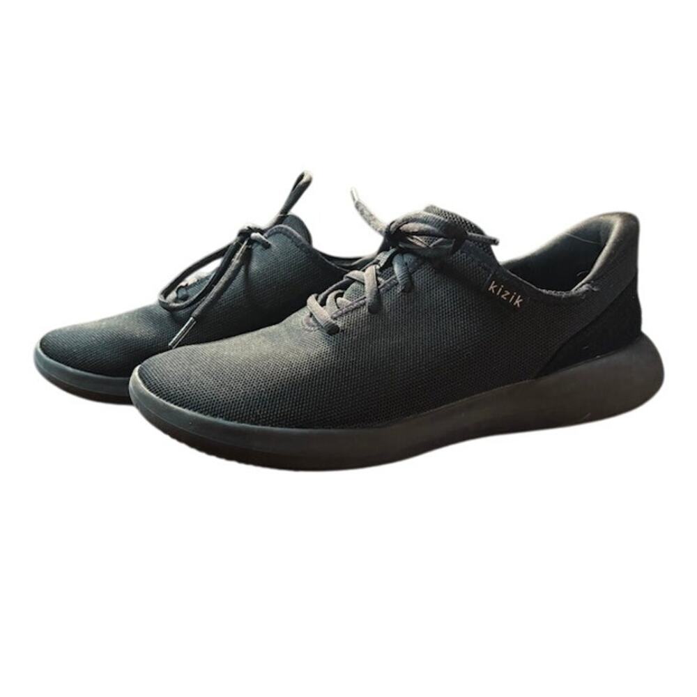 Kizik shoes black sneakers Men's Madrid Eco Knit environmentally friendly sz 10